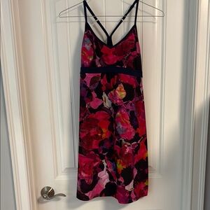 Athleta Pink and Blue Strappy Sundress